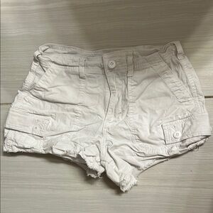 Women's White Casual Shorts